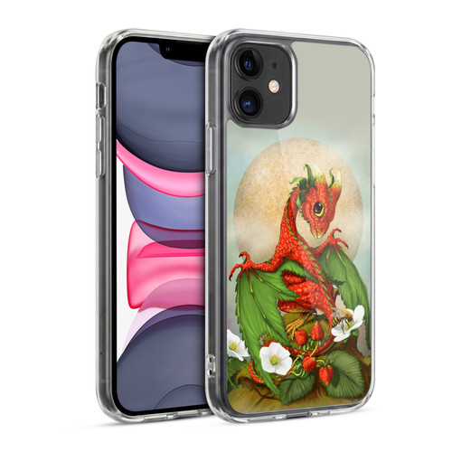 Stanley Morrison Dragons 3 Strawberry Garden Soft Gel Case for Apple iPhone 11