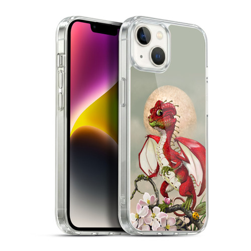 Stanley Morrison Dragons 3 Red Fruit Garden Soft Gel Case for Apple iPhone 14 Plus & MagSafe