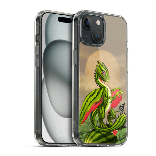 Stanley Morrison Dragons 3 Watermelon Garden Soft Gel Case for Apple iPhone 15 & MagSafe