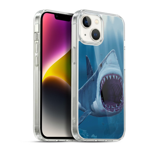 Vincent Hie Underwater Shark Bite Soft Gel Case for Apple iPhone 14