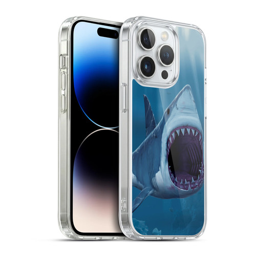 Vincent Hie Underwater Shark Bite Soft Gel Case for Apple iPhone 14 Pro & MagSafe