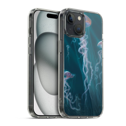 Vincent Hie Underwater Jellyfish Soft Gel Case for Apple iPhone 15 & MagSafe