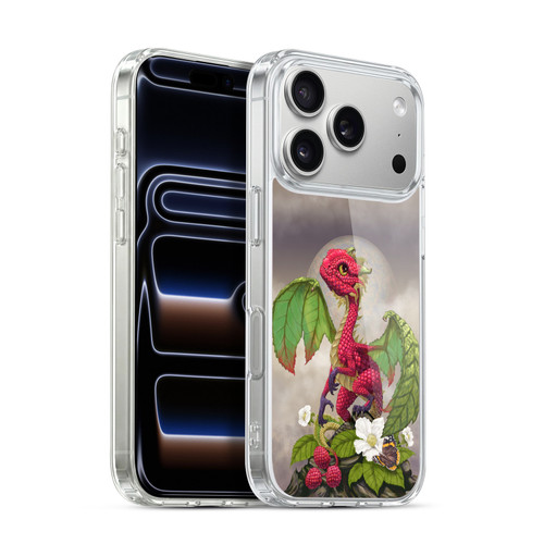Stanley Morrison Dragons 3 Raspberry Garden Soft Gel Case for Apple iPhone 17 Pro