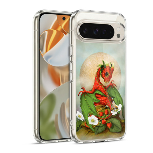 Stanley Morrison Dragons 3 Strawberry Garden Soft Gel Case for Google Pixel 9 / Pixel 9 Pro