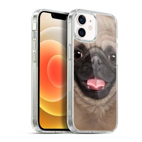 Vincent Hie Big Face Puppies Pug Soft Gel Case for Apple iPhone 12 / iPhone 12 Pro & MagSafe