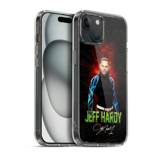 WWE Jeff Hardy LED Image 2 Soft Gel Case for Apple iPhone 15 Plus & MagSafe