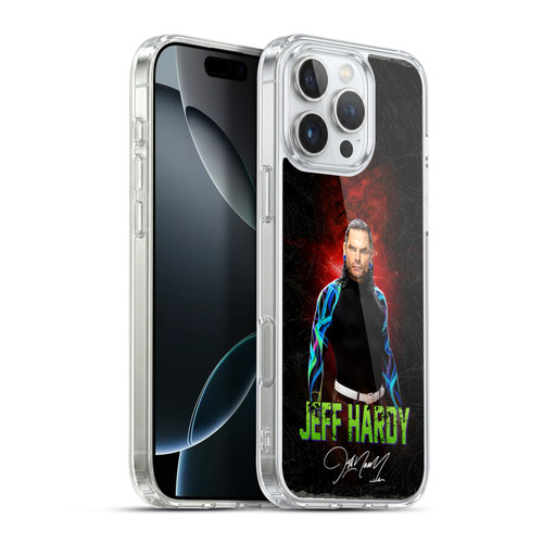 WWE Jeff Hardy LED Image 2 Soft Gel Case for Apple iPhone 16 Pro Max & MagSafe