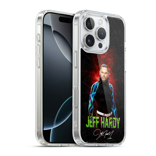 WWE Jeff Hardy LED Image 2 Soft Gel Case for Apple iPhone 16 Pro & MagSafe