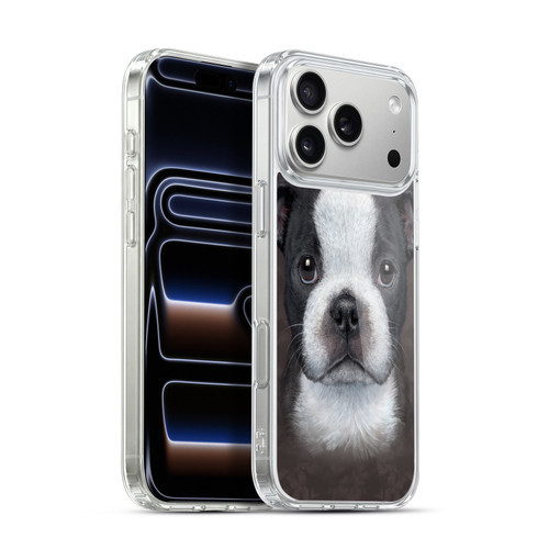 Vincent Hie Big Face Puppies French Bulldog Soft Gel Case for Apple iPhone 17 Pro Max
