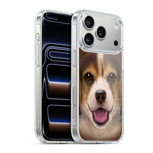 Vincent Hie Big Face Puppies Beagle Soft Gel Case for Apple iPhone 17 Pro
