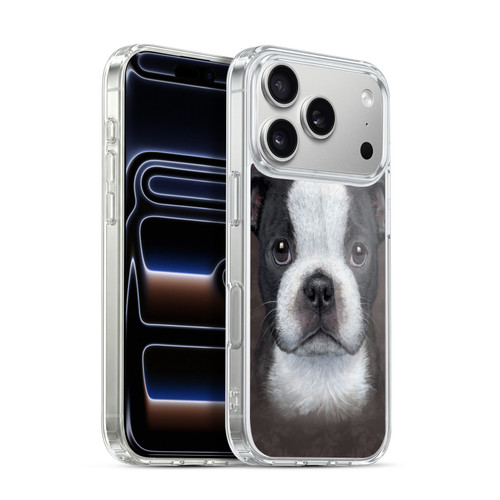 Vincent Hie Big Face Puppies French Bulldog Soft Gel Case for Apple iPhone 17 Pro