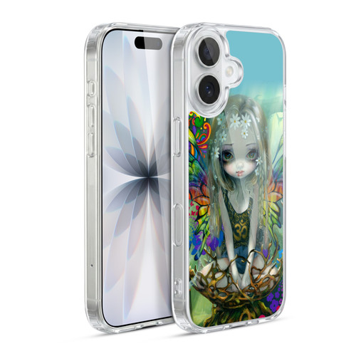 Strangeling Fairy Art Rainbow Winged Soft Gel Case for Apple iPhone 17