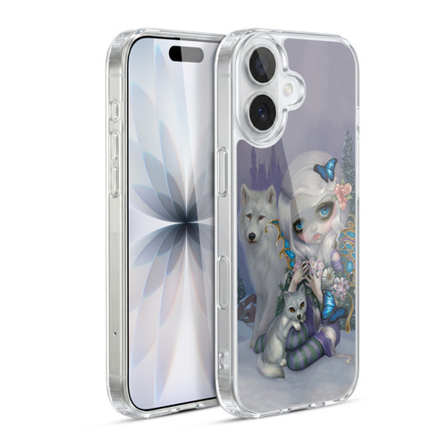 Strangeling Fairy Art Winter with Wolf Soft Gel Case for Apple iPhone 17