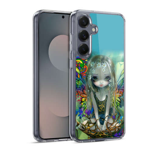 Strangeling Fairy Art Rainbow Winged Soft Gel Case for Samsung Galaxy S25 & MagSafe