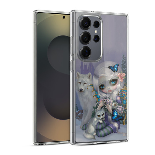 Strangeling Fairy Art Winter with Wolf Soft Gel Case for Samsung Galaxy S25 Ultra & MagSafe