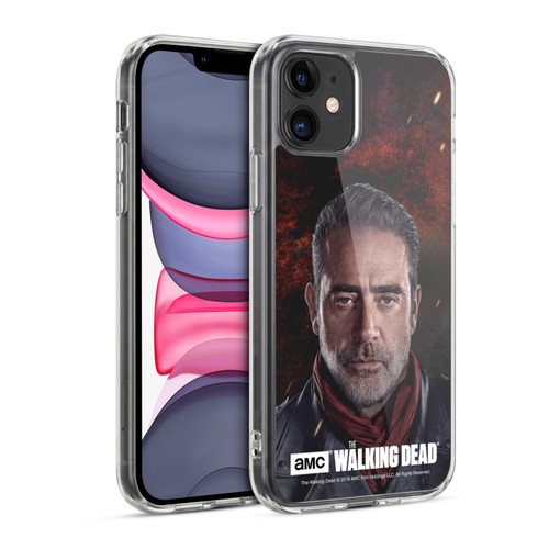 AMC The Walking Dead Season 8 Portraits Negan Soft Gel Case for Apple iPhone 11