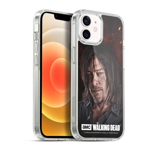 AMC The Walking Dead Season 8 Portraits Daryl Soft Gel Case for Apple iPhone 12 / iPhone 12 Pro & MagSafe