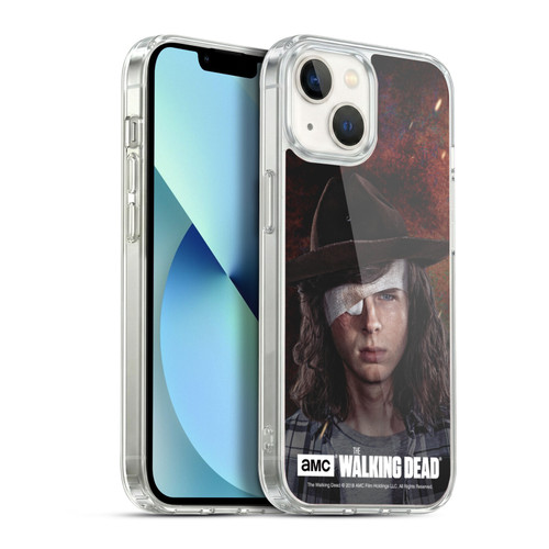 AMC The Walking Dead Season 8 Portraits Carl Soft Gel Case for Apple iPhone 13