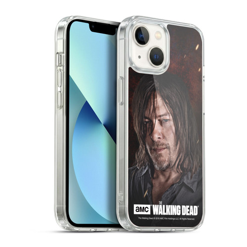 AMC The Walking Dead Season 8 Portraits Daryl Soft Gel Case for Apple iPhone 13