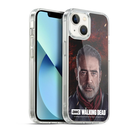 AMC The Walking Dead Season 8 Portraits Negan Soft Gel Case for Apple iPhone 13