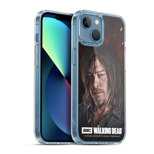 AMC The Walking Dead Season 8 Portraits Daryl Soft Gel Case for Apple iPhone 13 Mini & MagSafe