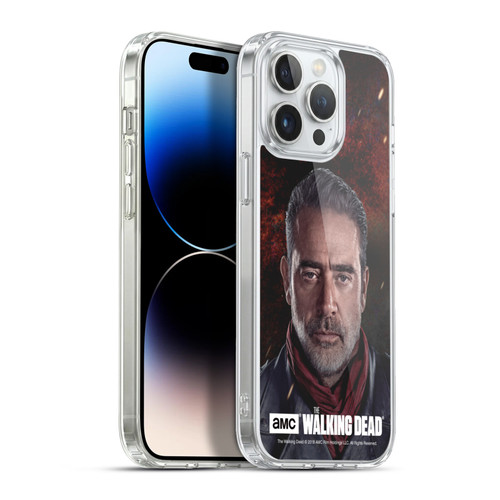 AMC The Walking Dead Season 8 Portraits Negan Soft Gel Case for Apple iPhone 13 Pro Max & MagSafe