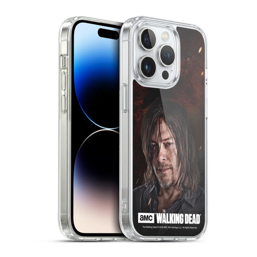 AMC The Walking Dead Season 8 Portraits Daryl Soft Gel Case for Apple iPhone 13 Pro & MagSafe