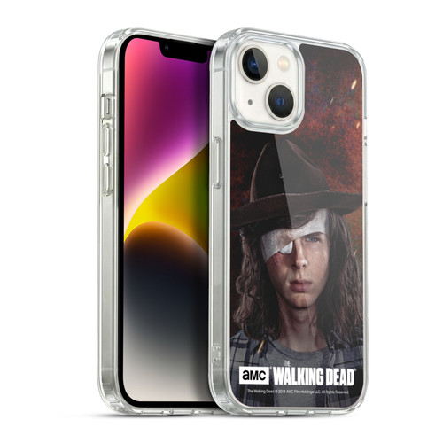 AMC The Walking Dead Season 8 Portraits Carl Soft Gel Case for Apple iPhone 14