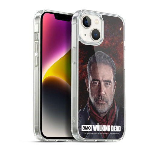 AMC The Walking Dead Season 8 Portraits Negan Soft Gel Case for Apple iPhone 14