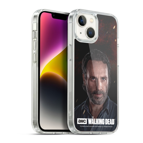 AMC The Walking Dead Season 8 Portraits Rick Soft Gel Case for Apple iPhone 14