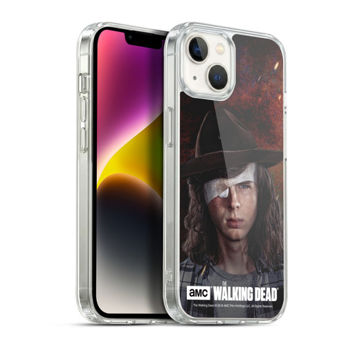 AMC The Walking Dead Season 8 Portraits Carl Soft Gel Case for Apple iPhone 14 Plus & MagSafe
