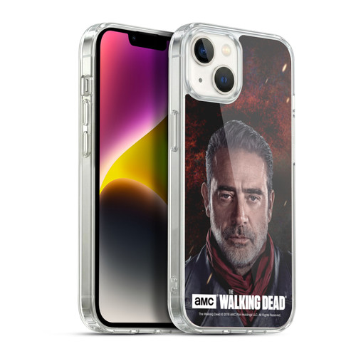 AMC The Walking Dead Season 8 Portraits Negan Soft Gel Case for Apple iPhone 14 Plus & MagSafe