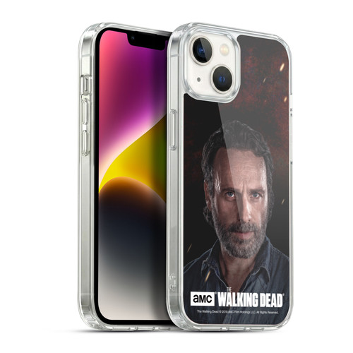 AMC The Walking Dead Season 8 Portraits Rick Soft Gel Case for Apple iPhone 14 Plus & MagSafe