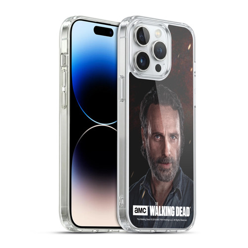 AMC The Walking Dead Season 8 Portraits Rick Soft Gel Case for Apple iPhone 14 Pro Max & MagSafe