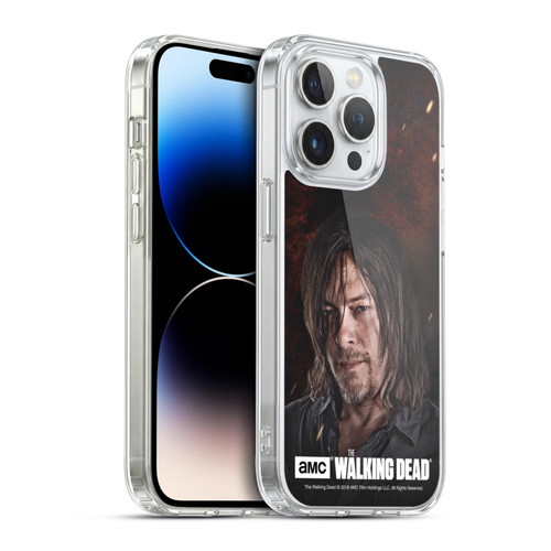 AMC The Walking Dead Season 8 Portraits Daryl Soft Gel Case for Apple iPhone 14 Pro & MagSafe