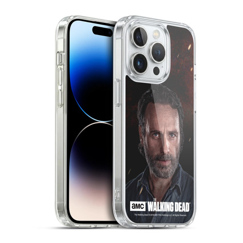 AMC The Walking Dead Season 8 Portraits Rick Soft Gel Case for Apple iPhone 14 Pro & MagSafe