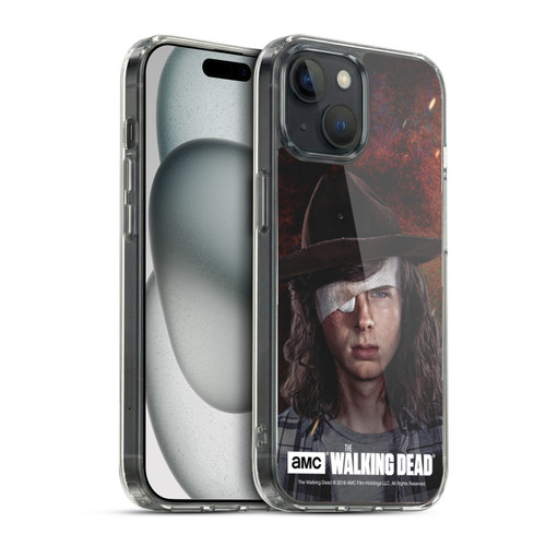 AMC The Walking Dead Season 8 Portraits Carl Soft Gel Case for Apple iPhone 15 & MagSafe