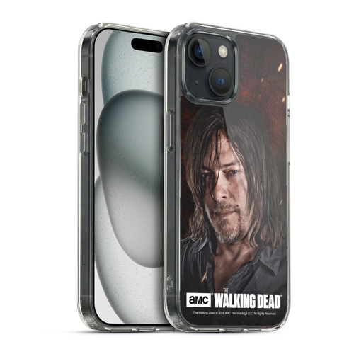 AMC The Walking Dead Season 8 Portraits Daryl Soft Gel Case for Apple iPhone 15 & MagSafe