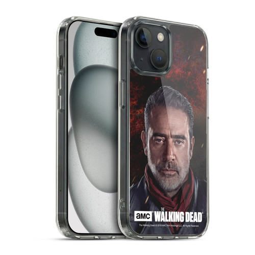 AMC The Walking Dead Season 8 Portraits Negan Soft Gel Case for Apple iPhone 15 & MagSafe