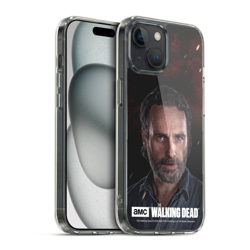 AMC The Walking Dead Season 8 Portraits Rick Soft Gel Case for Apple iPhone 15 & MagSafe
