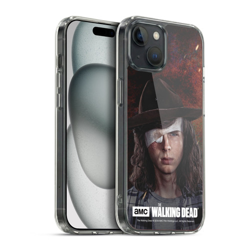 AMC The Walking Dead Season 8 Portraits Carl Soft Gel Case for Apple iPhone 15 Plus & MagSafe