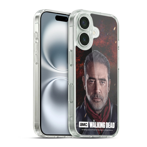 AMC The Walking Dead Season 8 Portraits Negan Soft Gel Case for Apple iPhone 16 & MagSafe