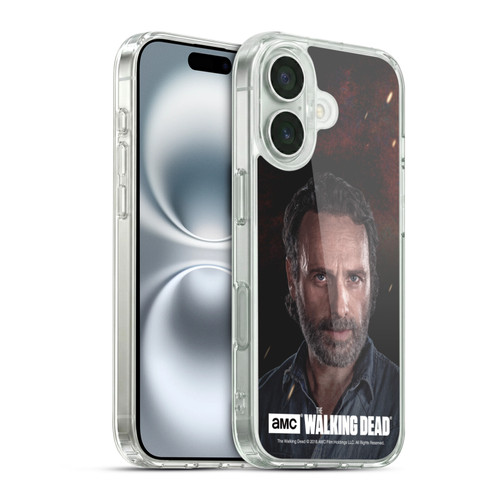 AMC The Walking Dead Season 8 Portraits Rick Soft Gel Case for Apple iPhone 16 & MagSafe