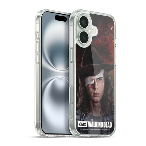 AMC The Walking Dead Season 8 Portraits Carl Soft Gel Case for Apple iPhone 16 Plus & MagSafe