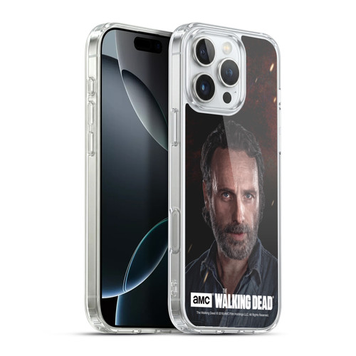 AMC The Walking Dead Season 8 Portraits Rick Soft Gel Case for Apple iPhone 16 Pro Max & MagSafe