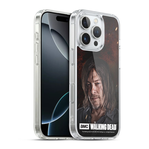 AMC The Walking Dead Season 8 Portraits Daryl Soft Gel Case for Apple iPhone 16 Pro & MagSafe