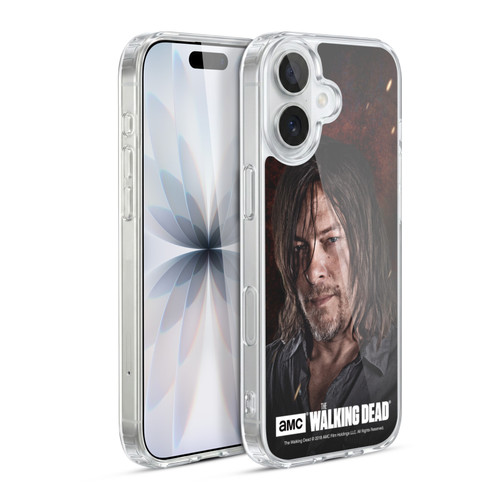 AMC The Walking Dead Season 8 Portraits Daryl Soft Gel Case for Apple iPhone 17