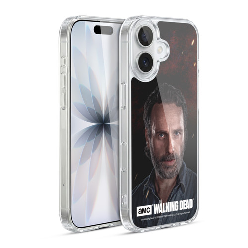 AMC The Walking Dead Season 8 Portraits Rick Soft Gel Case for Apple iPhone 17