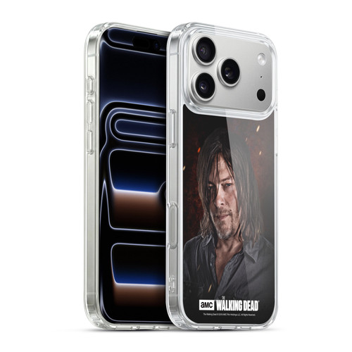 AMC The Walking Dead Season 8 Portraits Daryl Soft Gel Case for Apple iPhone 17 Pro Max