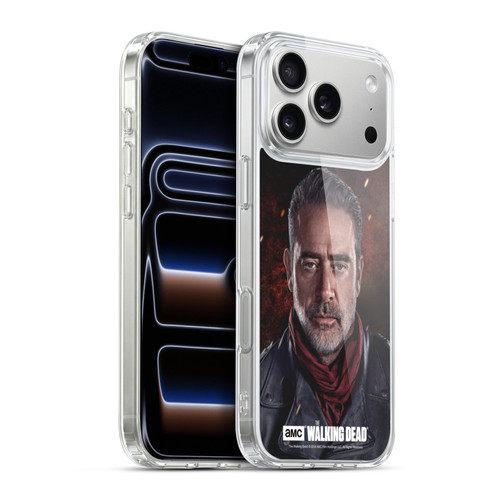AMC The Walking Dead Season 8 Portraits Negan Soft Gel Case for Apple iPhone 17 Pro Max